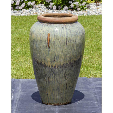 Tuscany FNT3868 Ceramic Triple Vase Complete Fountain Kit Vase Fountain Blue Thumb
